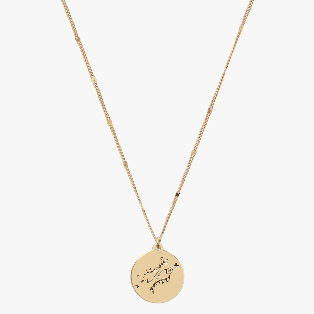 NEW Kate Spade Pisces Pendant in Gold